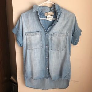 NEW Cloth and Stone Blue Shirt XS